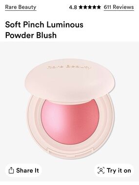 LN Rare Beauty Blush in Happy